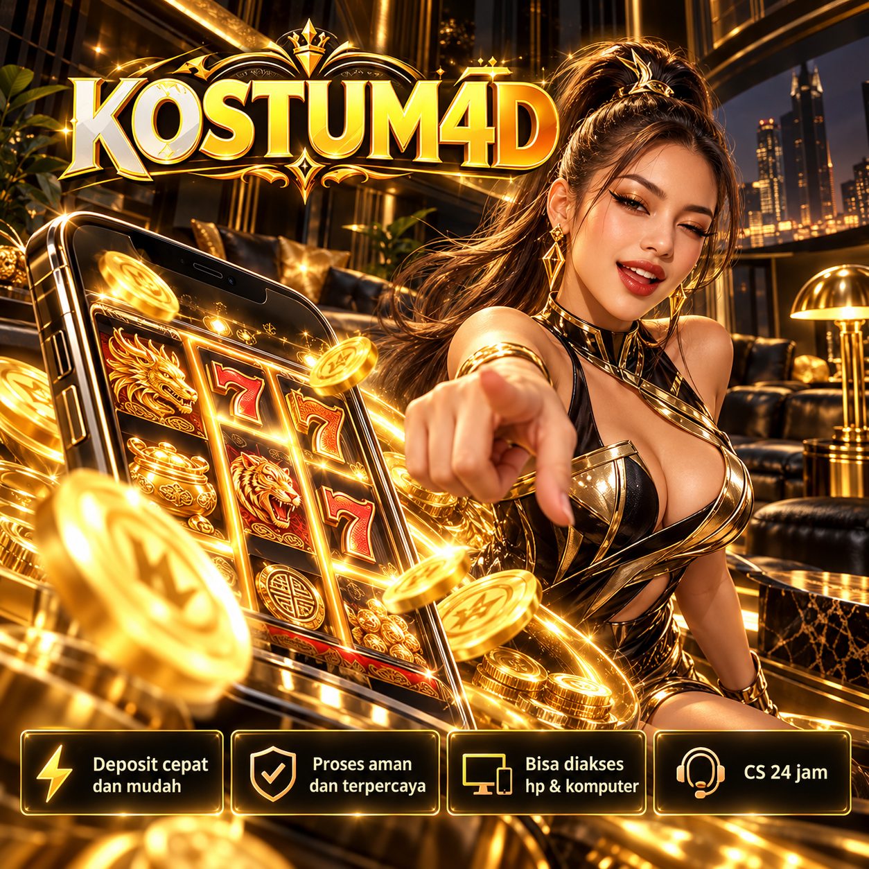 Banner KOSTUM4D WD untuk artikel game online